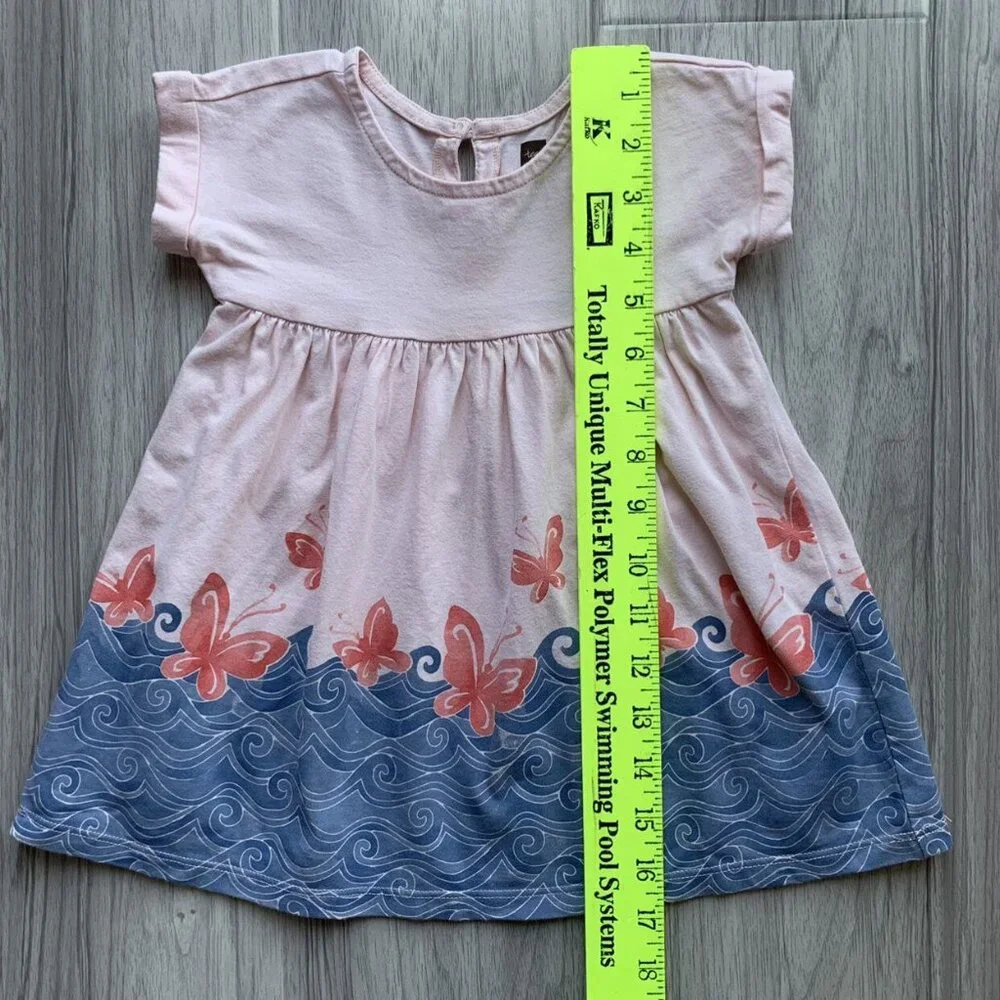 Tea Collection Rainbow Falls Graphic Dress